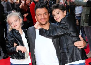Peter Andre,daughter Princess Tiaamii Andre and son Junior Sawa Andre