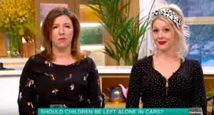 This Morning debate about leaving children alone in cars