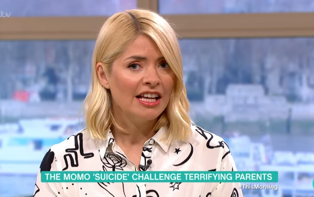 Holly Willoughby This Morning Momo Credit: ITV