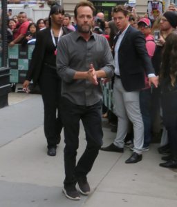 Luke at a photcall for Riverdale