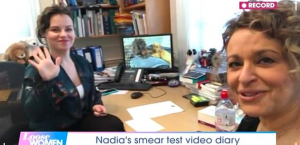 Nadia Sawalha Loose Women smear