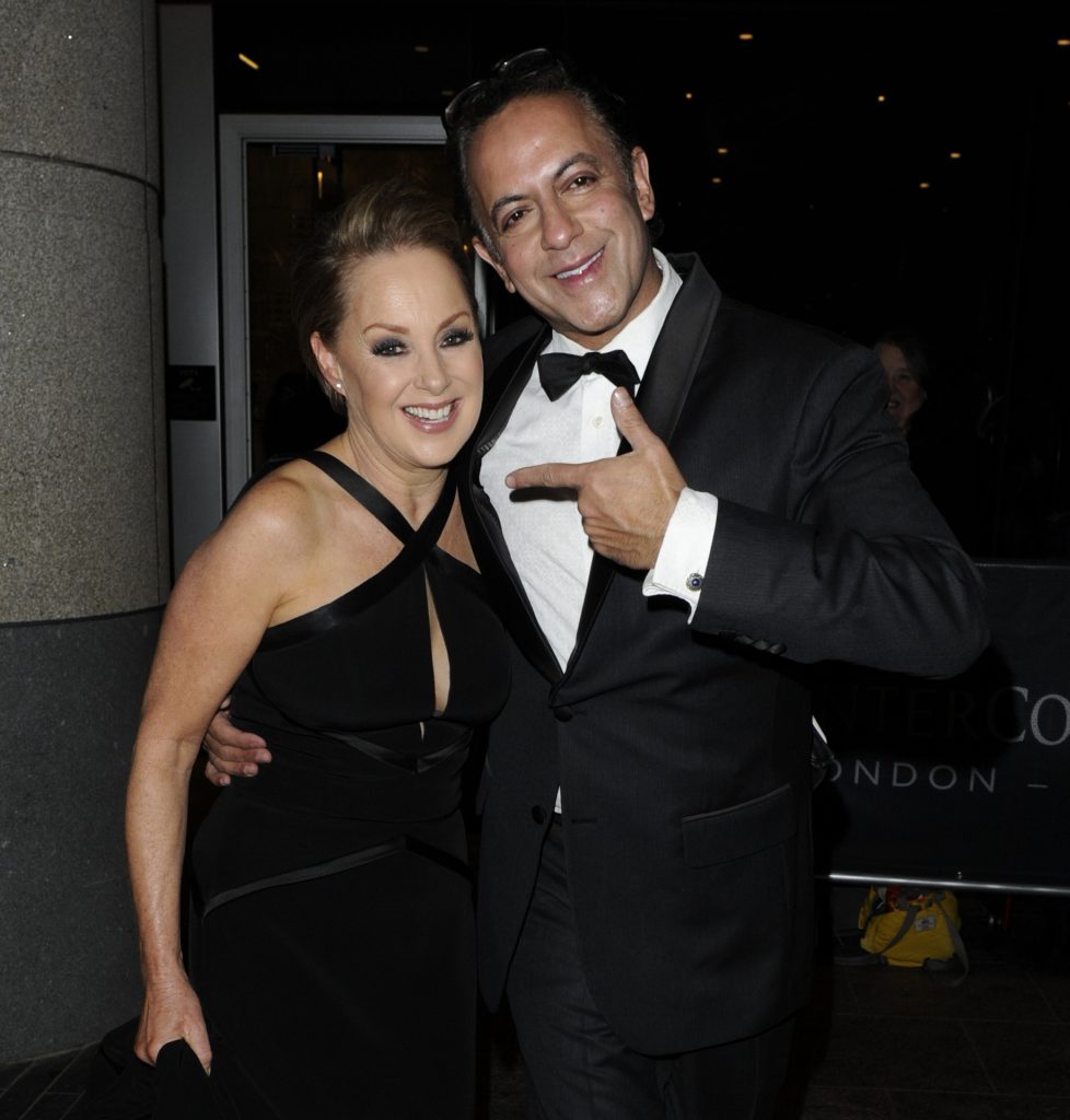 Celebrities Seen Leaving For The NTA's In London. Pictured: Sally Dynevor,Jimmi Harkishin Ref: SPL5057182 220119 NON-EXCLUSIVE Picture by: SplashNews.com Splash News and Pictures Los Angeles: 310-821-2666 New York: 212-619-2666 London: 0207 644 7656 Milan: 02 4399 8577 photodesk@splashnews.com World Rights