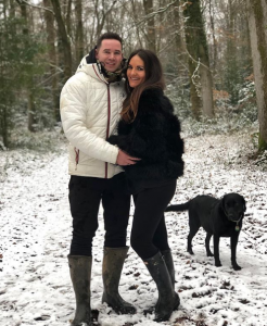 Kieran Hayler and girlfriend Michelle