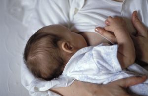 Woman breastfeeding
