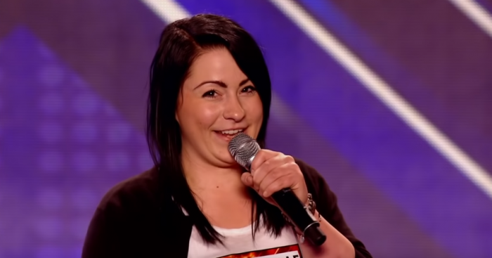 Lucy Spraggan on The X Factor in 2012
