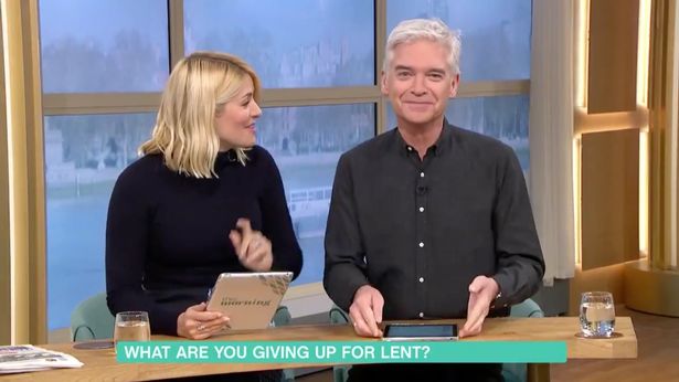 Phillip Schofield Holly Willoughby This morning