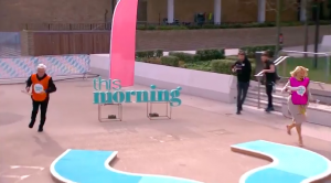 Phil Holly pancake race