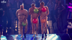 Celebrity Apprentice balloon stripper act
