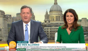 Piers Morgan Susanna Reid Good Morning Britain