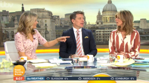 Charlotte Hawkins, Ben Shephard and Kate Garraway on GMB