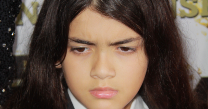 Blanket Jackson pictured in 2012