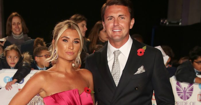 Billie Faiers and Greg Shepherd at the Pride of Britain 2018