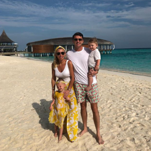 Billie Faiers and Greg Shepherd with their two kids