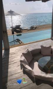 Billie filmed the amazing space