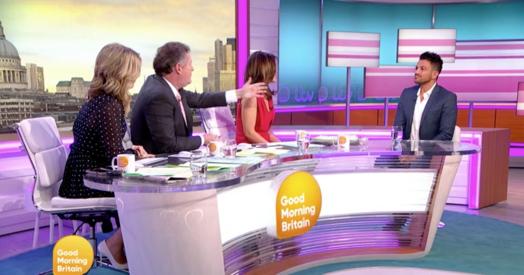 Peter Andre on Good Morning Britain
