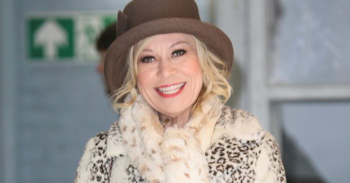 Tina Malone leaving the ITV studios, London