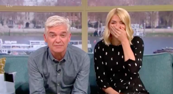 This morning Phil and Holly