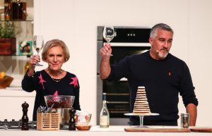 Mary Berry and Paul Hollywood give a cookery demonstration in the Superheater at the NEC in Birmingham