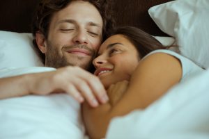 Couple in bed