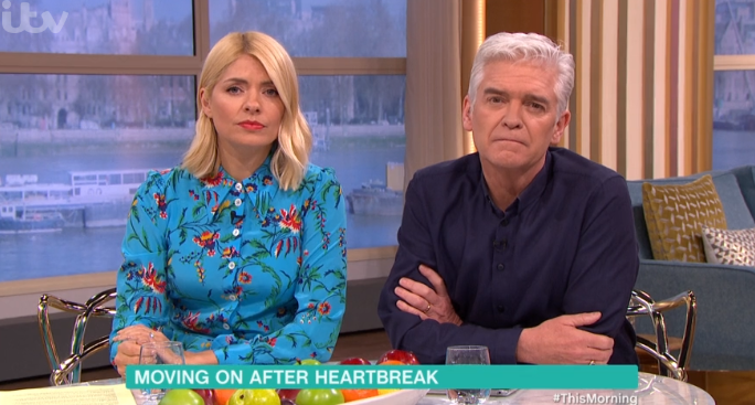 Holly Willoughby and Phillip Schofield on This Morning
