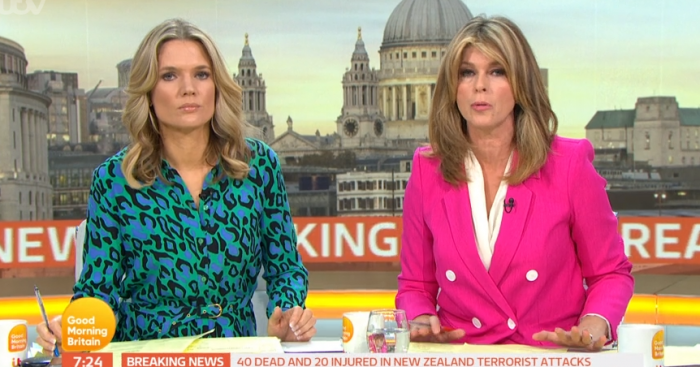 Charlotte Hawkins and Kate Garraway on GMB