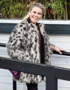 Tina Malone leaving the ITV studios, London