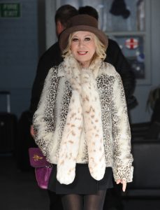 Tina Malone Seen Leaving The ITV Studios In London