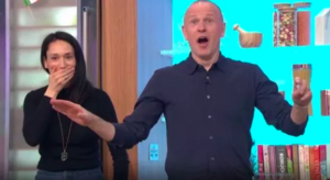 Sian Clifford and Tim Lovejoy on Sunday Brunch