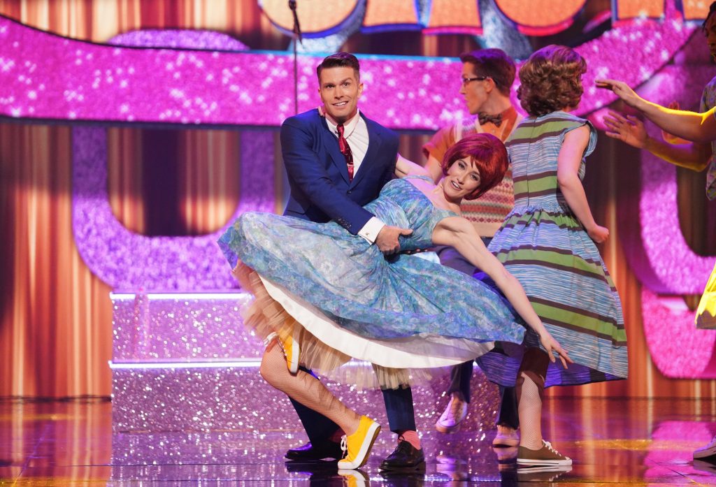 This image is strictly embargoed until 22.30 Thursday 14th March 2019 From ITV Studios All Star Musicals on ITV Pictured: Joel Dommett performs. This photograph is (C) ITV Plc and can only be reproduced for editorial purposes directly in connection with the programme or event mentioned above, or ITV plc. Once made available by ITV plc Picture Desk, this photograph can be reproduced once only up until the transmission [TX] date and no reproduction fee will be charged. Any subsequent usage may incur a fee. This photograph must not be manipulated [excluding basic cropping] in a manner which alters the visual appearance of the person photographed deemed detrimental or inappropriate by ITV plc Picture Desk. This photograph must not be syndicated to any other company, publication or website, or permanently archived, without the express written permission of ITV Picture Desk. Full Terms and conditions are available on the website www.itv.com/presscentre/itvpictures/terms For further information please contact: james.hilder@itv.com / 0207 157 3052