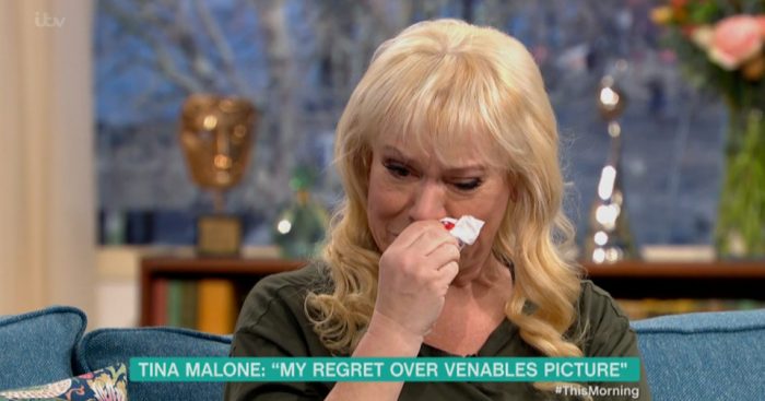 Tina Malone on This Morning