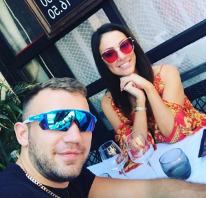 Sophie Gradon, Aaron Armstrong (Credit: Instagram @aarona619)