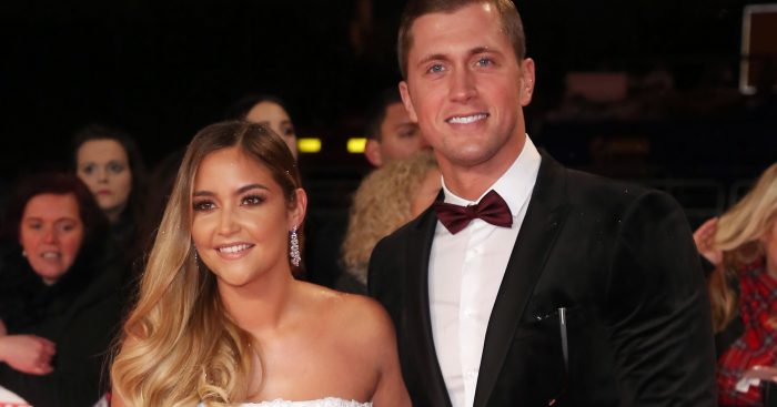 Jacqueline Jossa and DAn Osborne at the NTAS=s