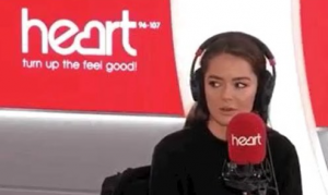 Melissa on the radio show