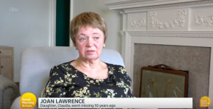 Joan Lawrence missing daughter Claudia GMB ITV