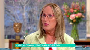Transgender woman Katie Yeomans This Morning