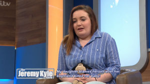 A guest on Jeremy Kyle