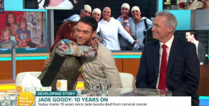 Jackiey hugs Jack