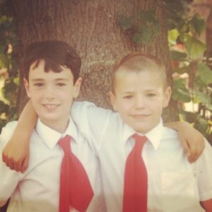 Jack and Mark as kids