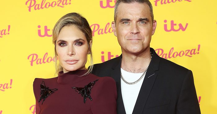Ayda Field and Robbie Williams at the ITV Palooza