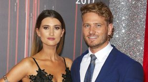 Charley Webb and Matthew Wolfenden at The British Soap Awards 2017