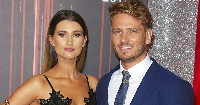 Charley Webb and Matthew Wolfenden at The British Soap Awards 2017