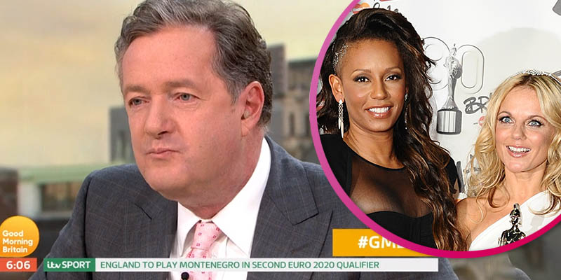 Piers Morgan Believes Geri Horner Is Panicking About Mel