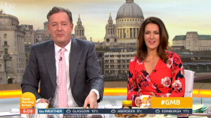 Piers Morgan and Susanna Reid on GMB