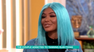 Tanning addict on This Morning