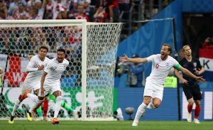 Harry Kane scores for England