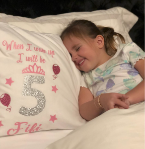 Sophia Ecclestone Rutland ahead her fifth birthday