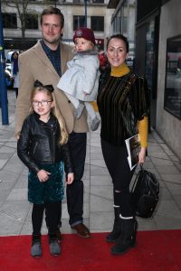 Natalie Cassidy and her family