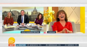 Lorraine on GMB