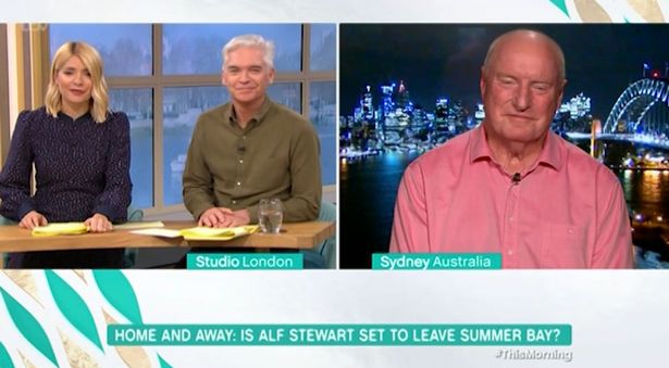 This Morning Holly and Phil interview Ray Meagher