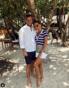 Paul Knightley and Sam Faiers Maldives Instagram